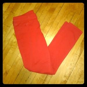 American Eagle jegging jeans red jeans size 10